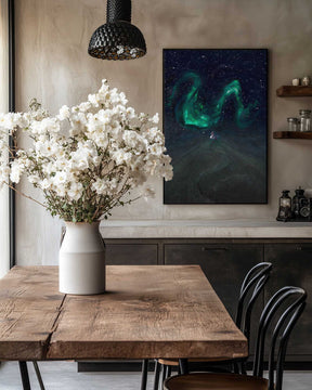 Under the Northern lights Poster