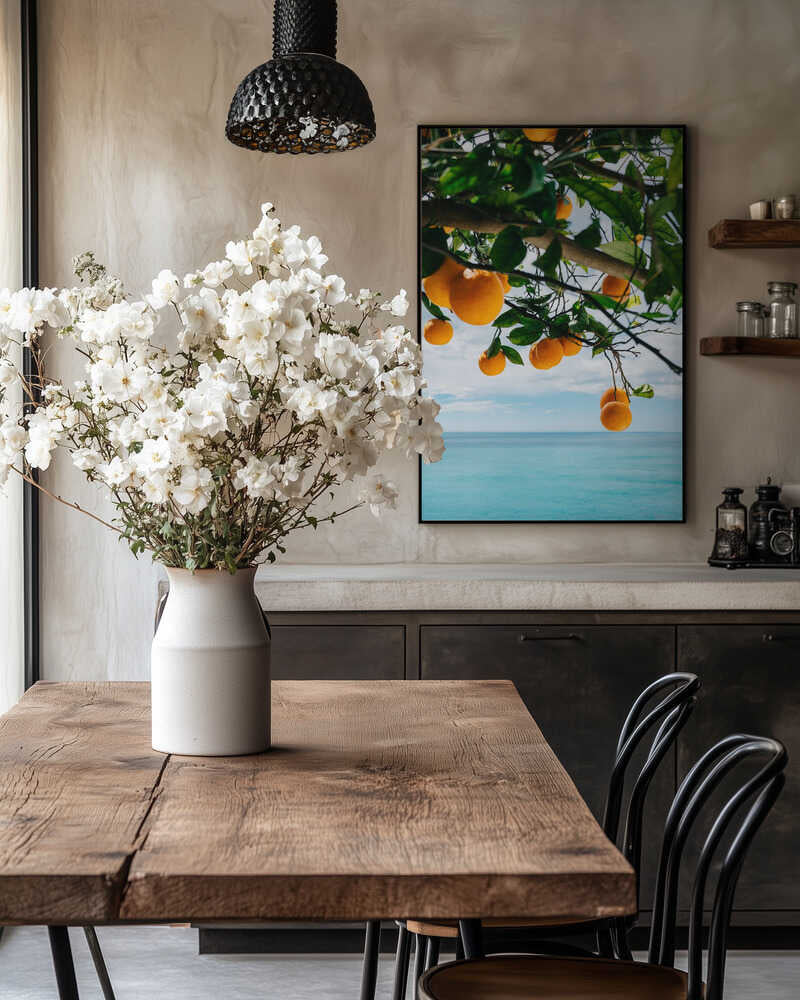 Amalfi Coast Oranges IV Poster