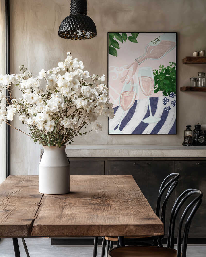 Sparkling rosé Poster