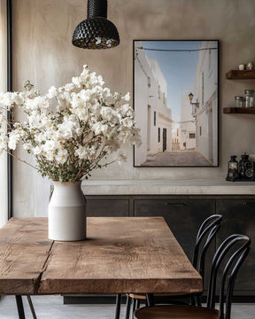The White town of Vejer de La Frontera Poster