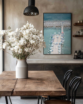 Coastal life Italy Poster