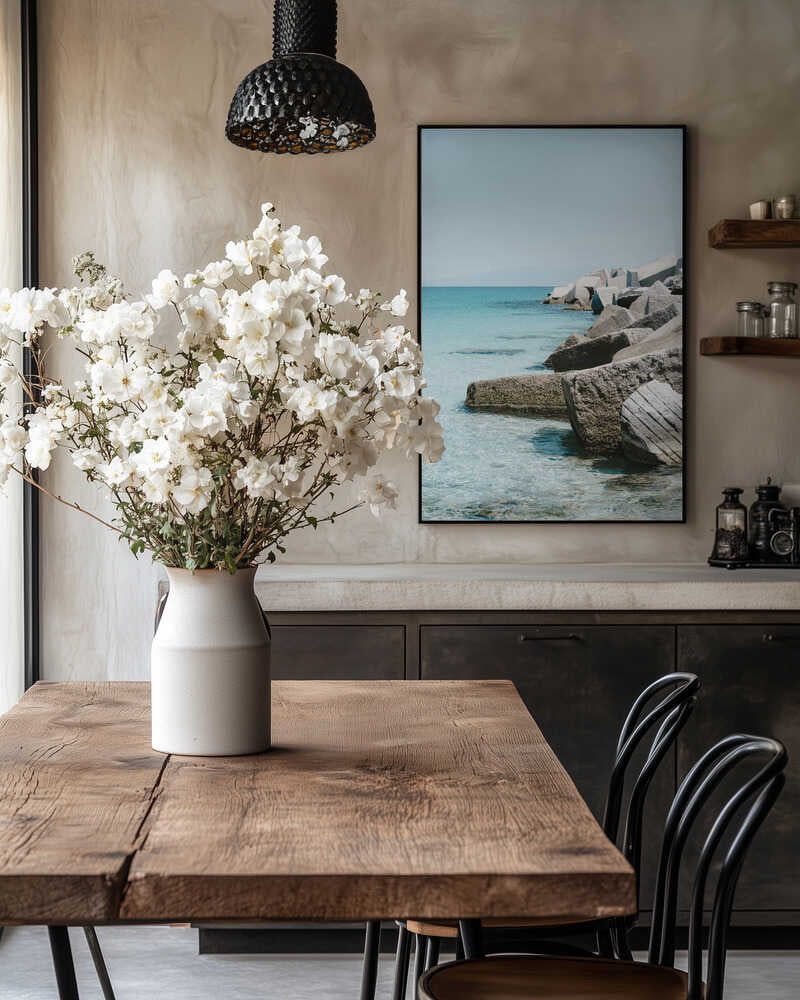 Rocks at the Coast Poster