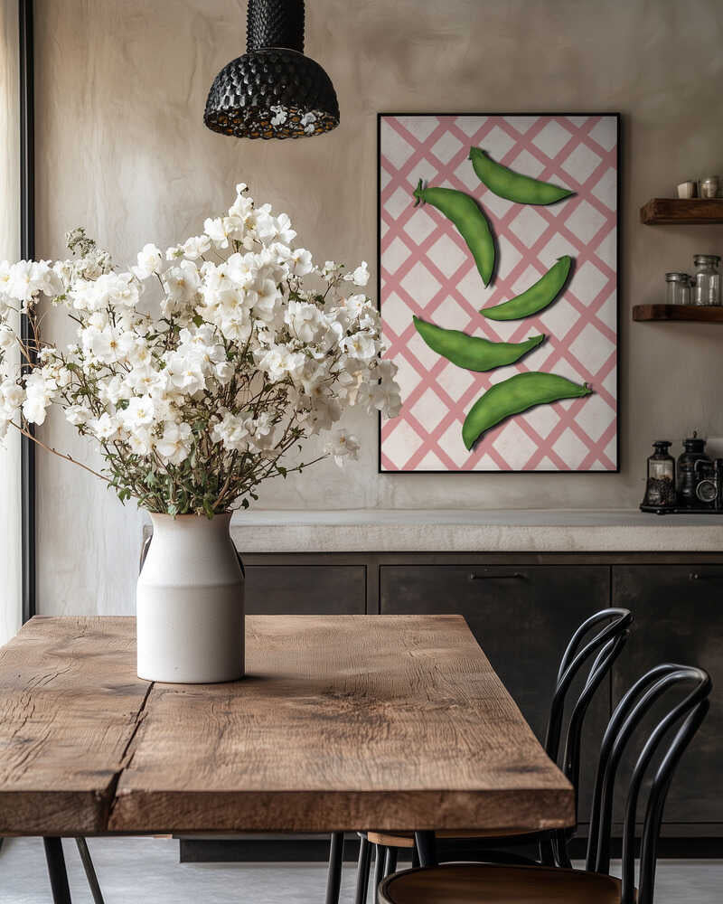 Sugar snap peas Poster