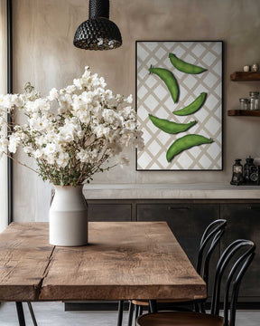 Sugar snap peas Poster