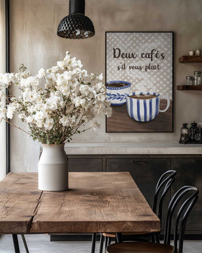 Two coffees please Poster