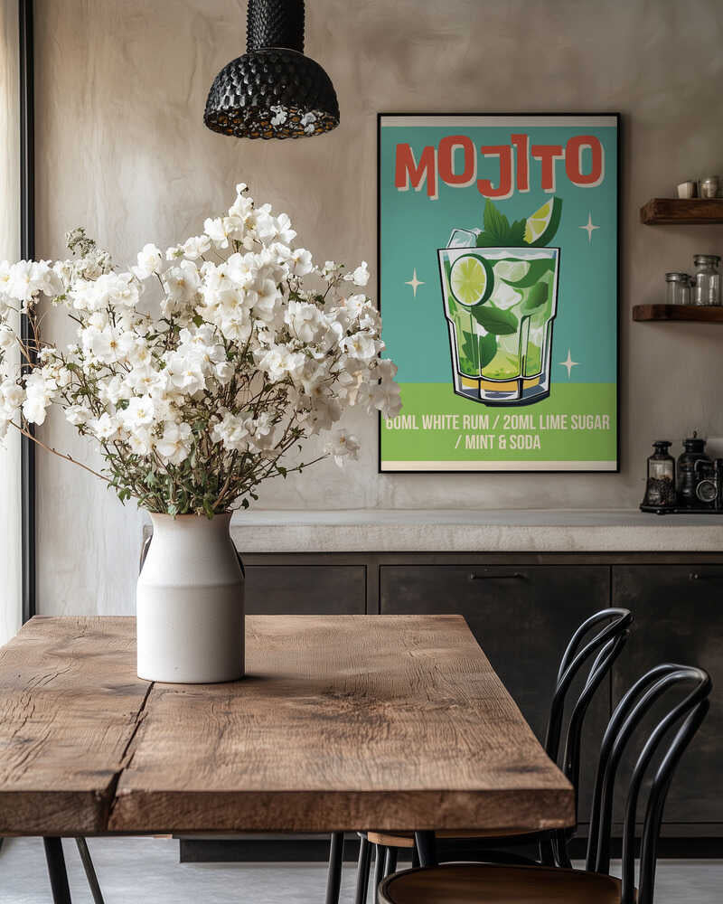 Mojito Cocktail Poster