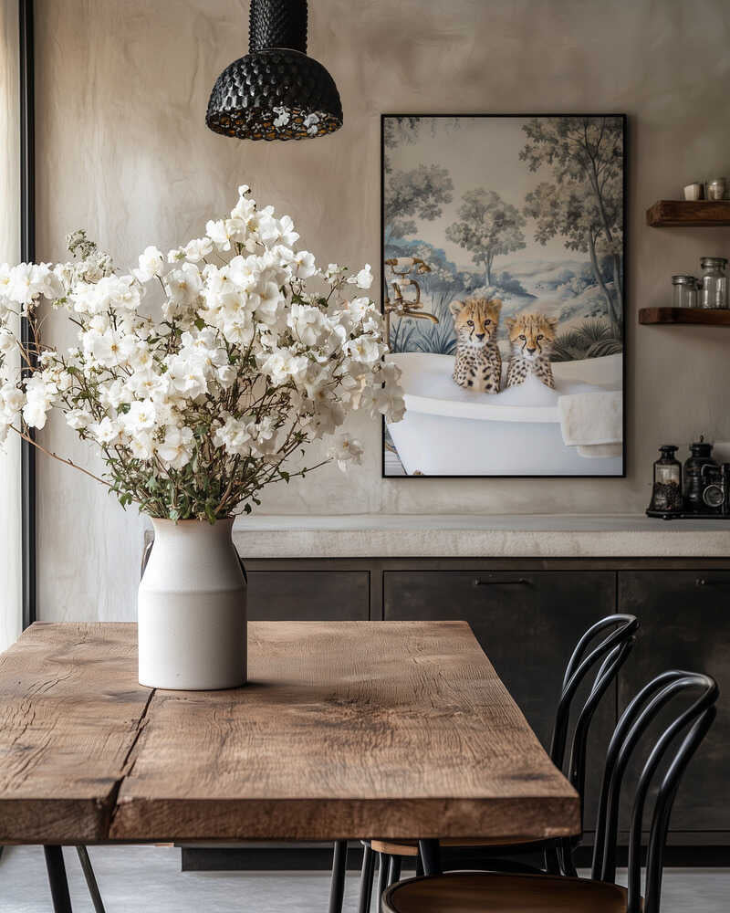 Cheetah Bath Time Duo Poster