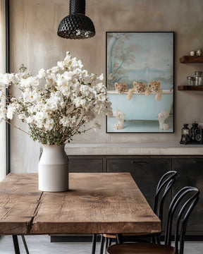 Blue Lagoon Lion Cubs Poster