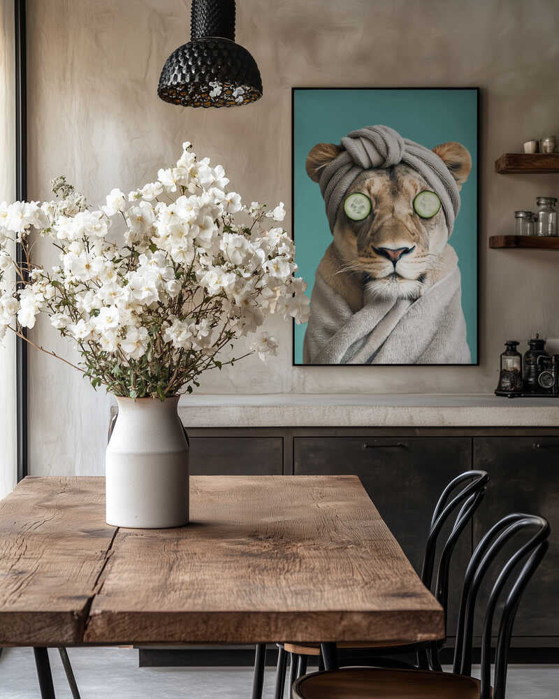 Luxury Lioness Poster