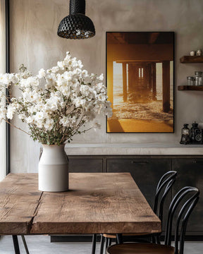 Golden Pier Pathway Poster