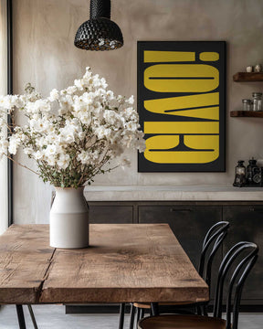 Abstract Typography Artwork Poster