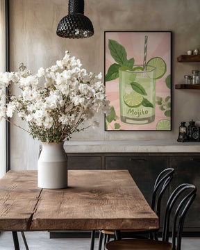 Minty Lime Delight Poster