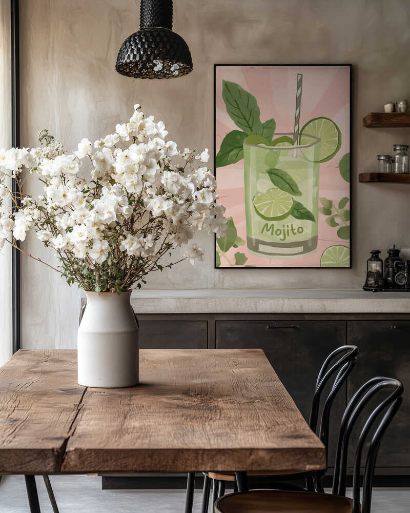 Minty Lime Delight Poster