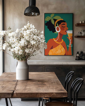 Drink In the Tropics Poster