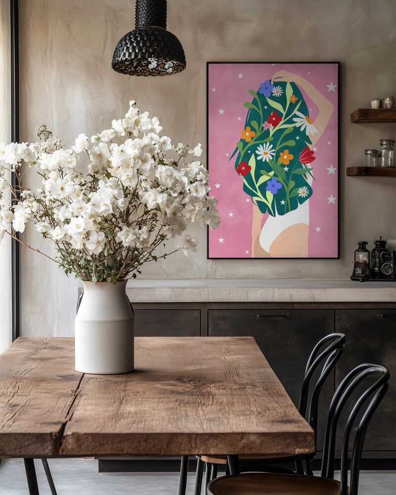 Floral Daydreams Poster