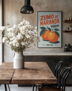 Valencia Oranges Poster