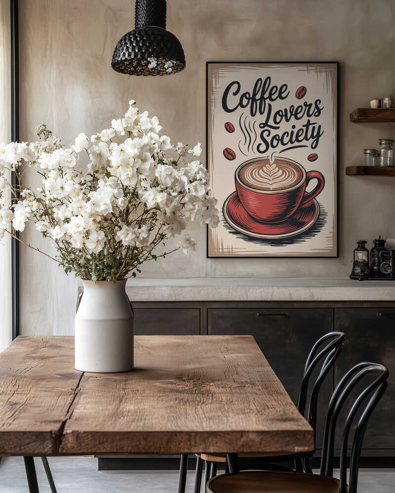 Steaming Cup Club Poster