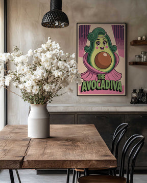 Glamorous Avocado Poster