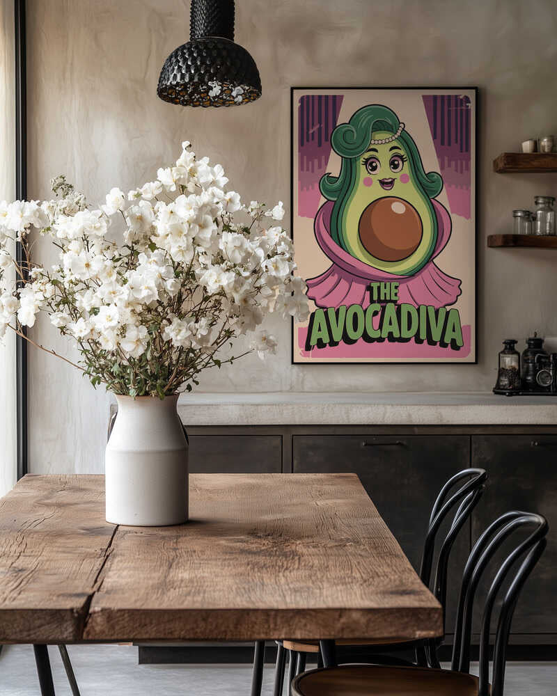 Glamorous Avocado Poster