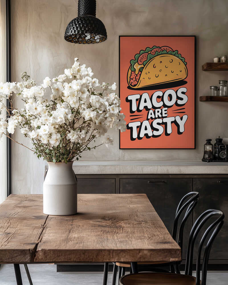 Tasty Taco Delight Poster