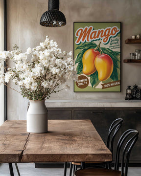 Mango Vintage Poster