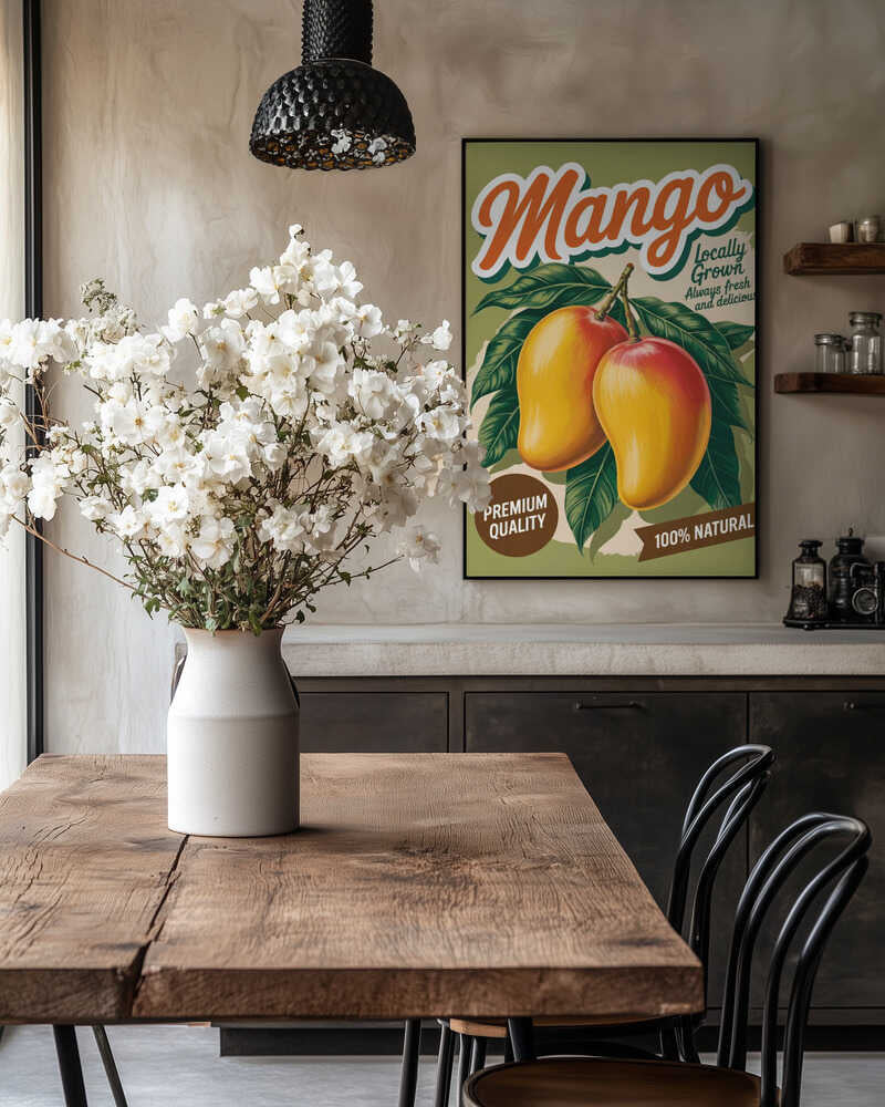 Mango Vintage Poster