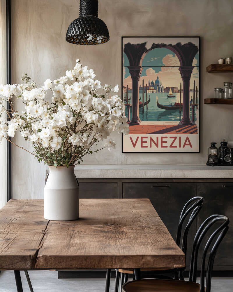 Venezia Vintage Travel Poster Poster