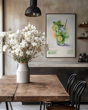 Classic Cocktails - Mojito Poster