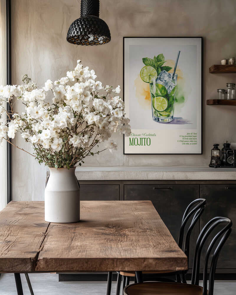 Classic Cocktails - Mojito Poster