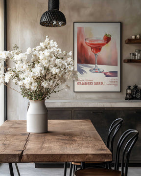 Classic Cocktails - Strawberry Daiquiri Poster