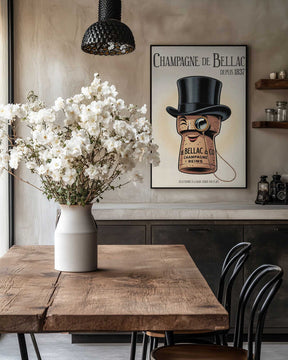 Champagne De Bellac Poster