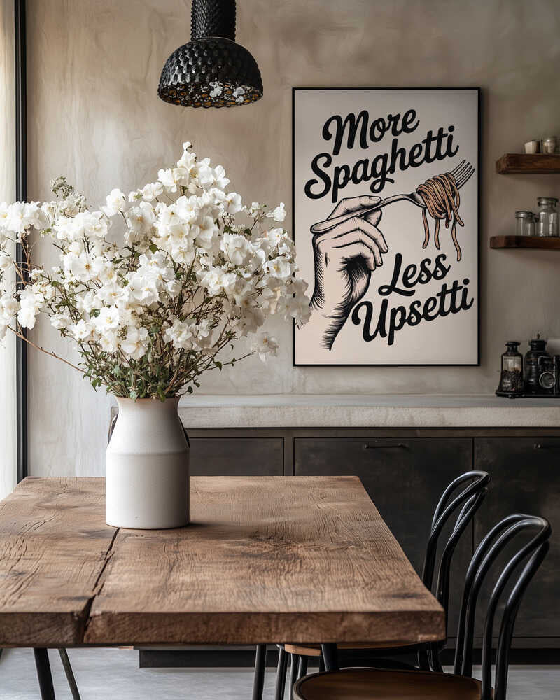 More Spaghetti, Less Upsetti Poster