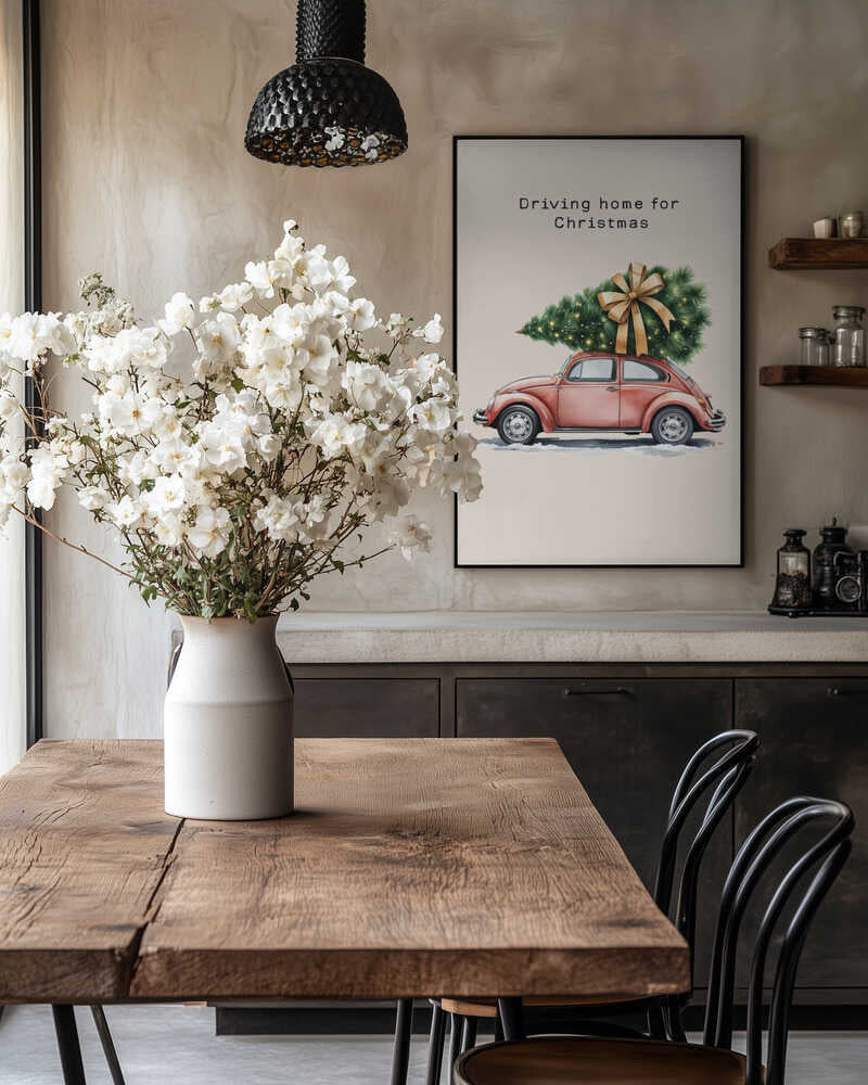 Driving Home for Christmas Poster