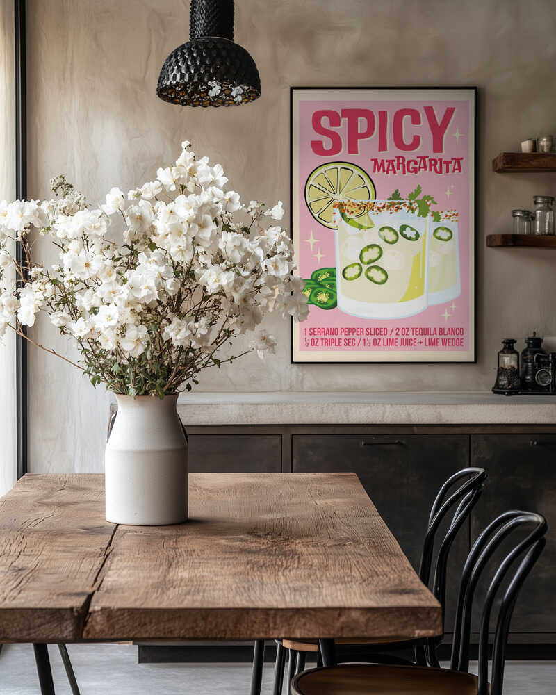 A3 Spicy Margs 5 Pink 01.png Poster