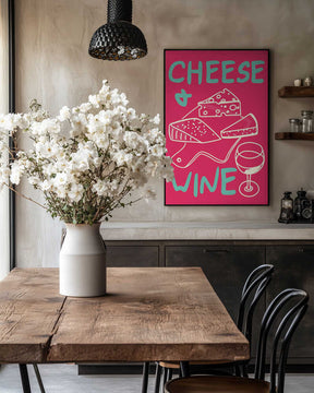A4 Cheese & Wine 01.png Poster