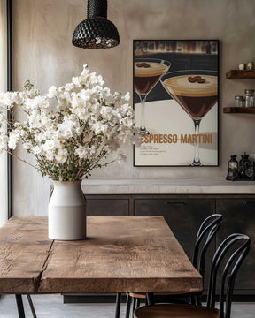 Espresso Martini Recipe Poster