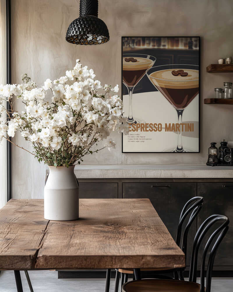 Espresso Martini Recipe Poster