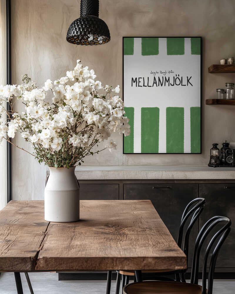 Mellanmjölk Poster