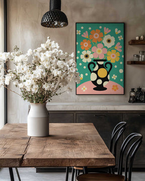 Bouquet of Bold Flowers Poster