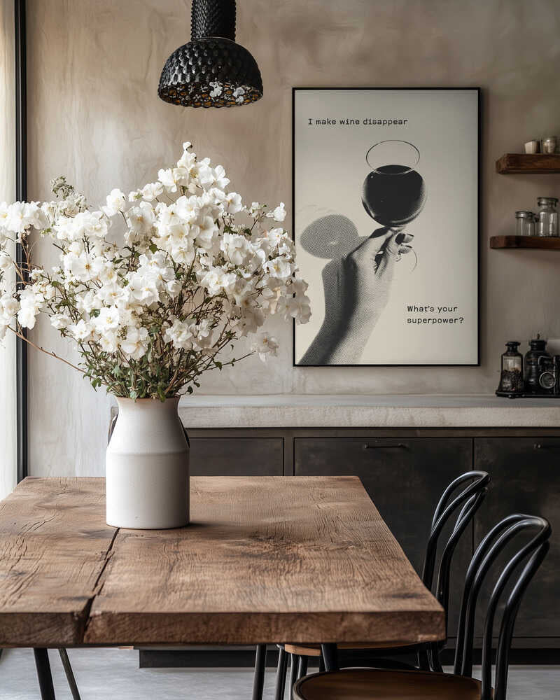 I Make Wine Disappear Poster