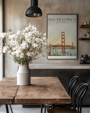 San Fransisco Travel Poster Poster