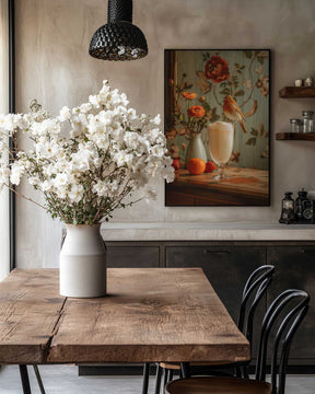 Strawberry Smoothie Serenade Poster