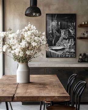 Leopard’s Luxurious Feast Poster