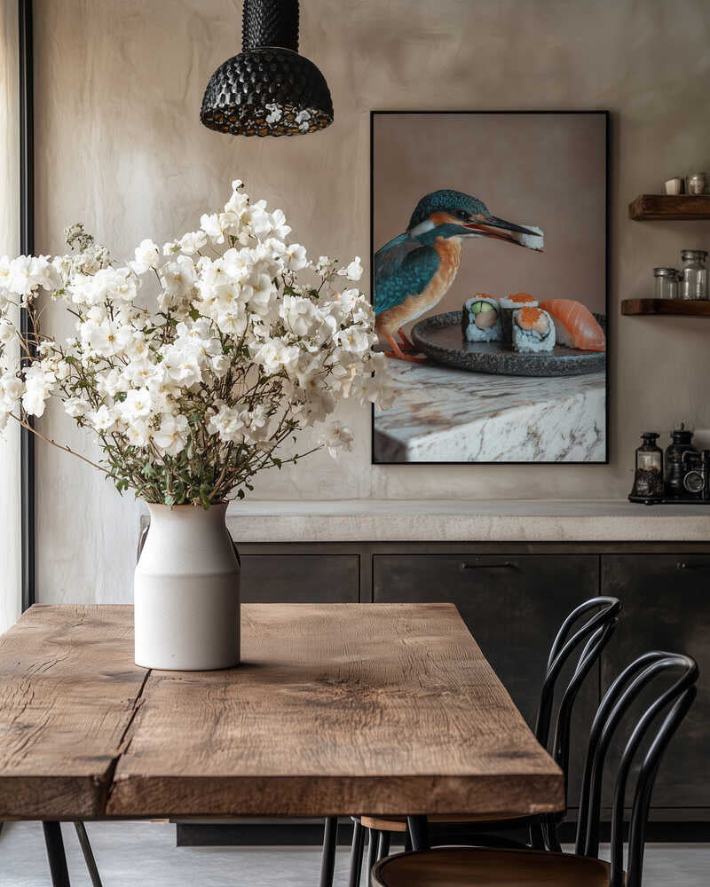 Kingfisher’s Sushi Feast Poster