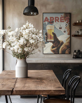 Apres Ski Alpine Poster