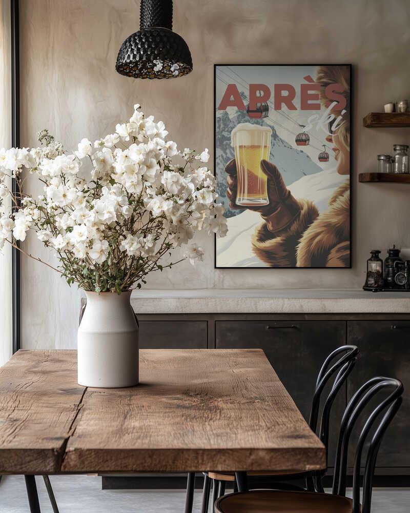 Apres Ski Alpine Poster