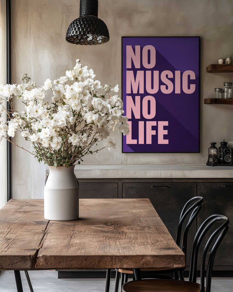 No Music, No Life Poster