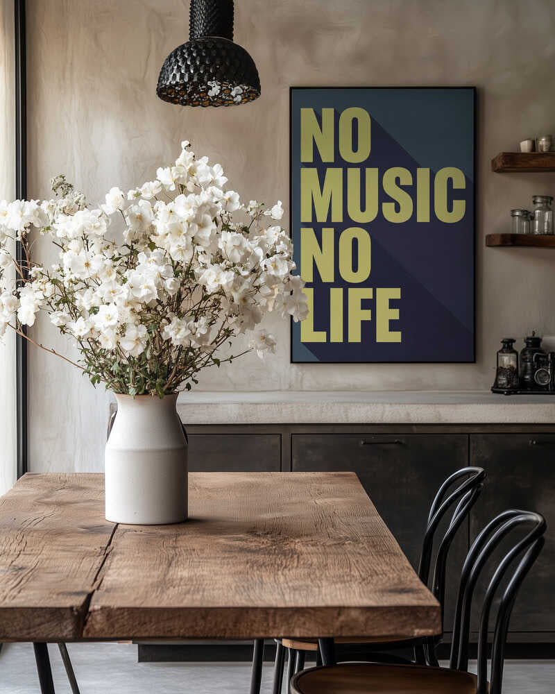 No Music, No Life Poster