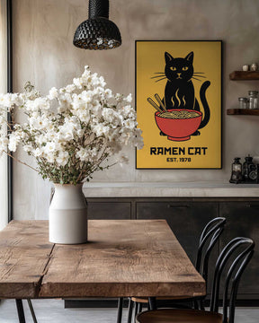 Ramen Cat No 5 Poster