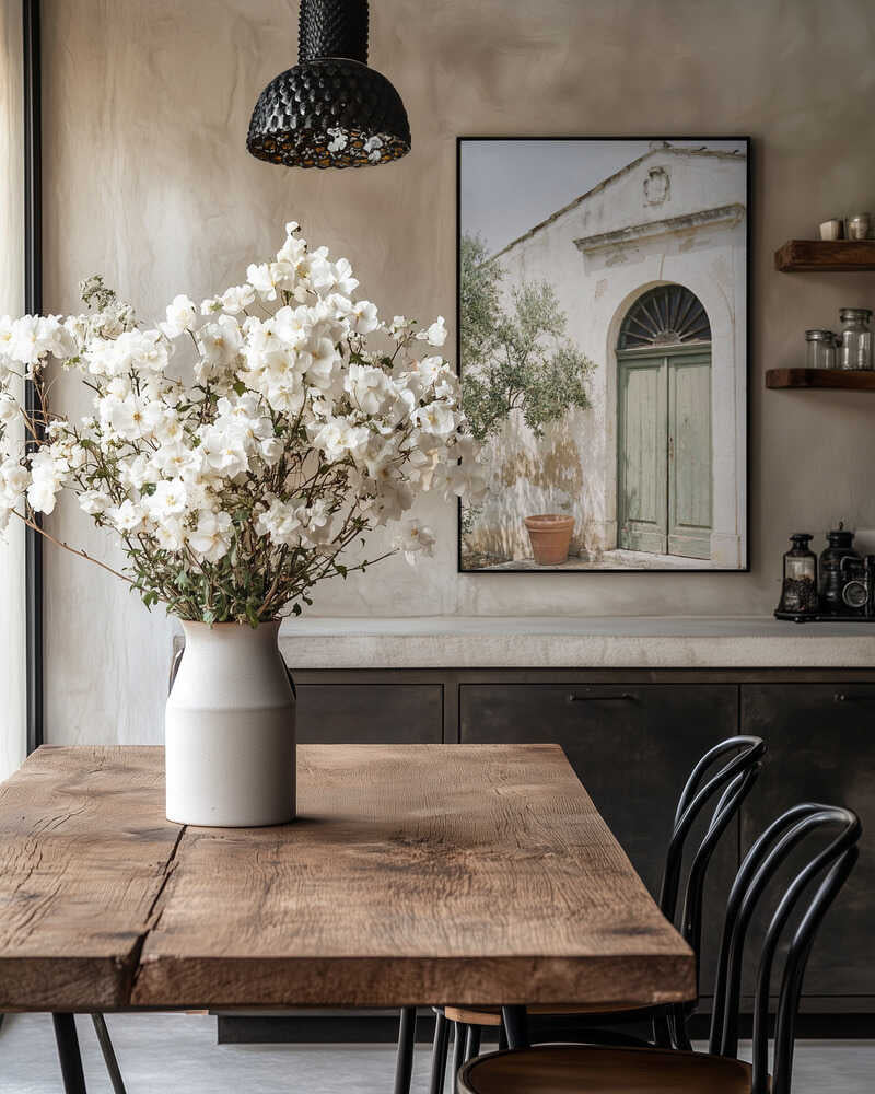 Mediterranean house Poster